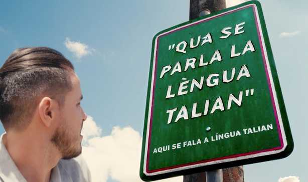 A língua <i>talian</i>