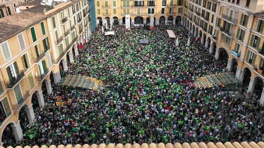 Mobilização maciça contra o ódio à língua catalã