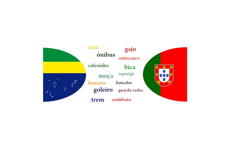 Variação linguística do português, a expressão «poça de maré», a hipercorreção de «copo com água» e o termo desplante