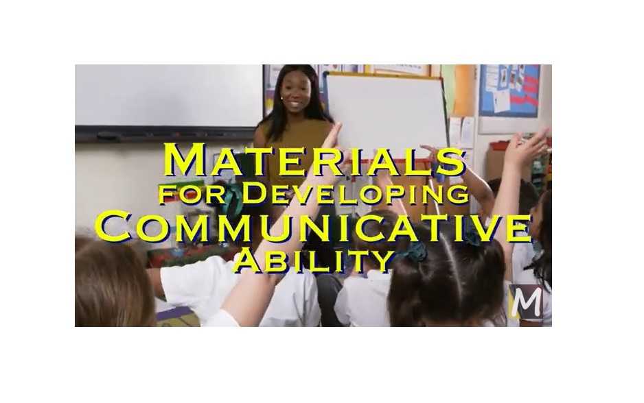 Congresso internacional <i>Materials for Developing <br> Communicative Ability</i>