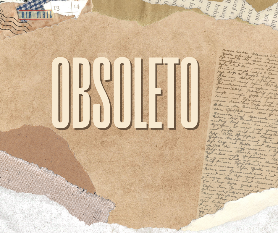 A sinonímia do termo obsoleto
