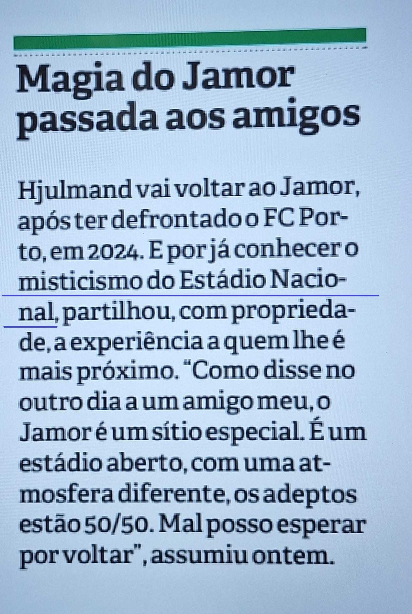 <i>Misticismo</i>, <i>mística</i> e estádios