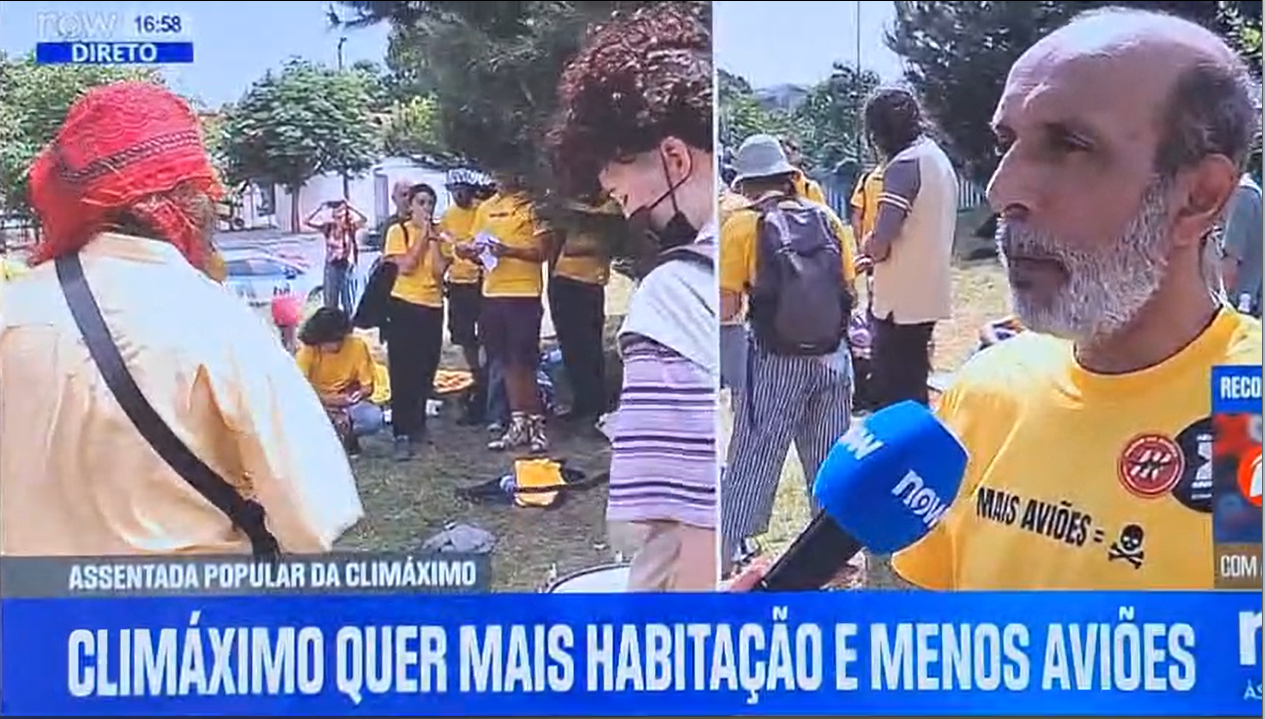 Uma <i>assentada</i> pelo clima