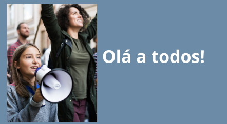 «Olá a todos»