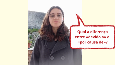 «Devido a» e «por causa de»