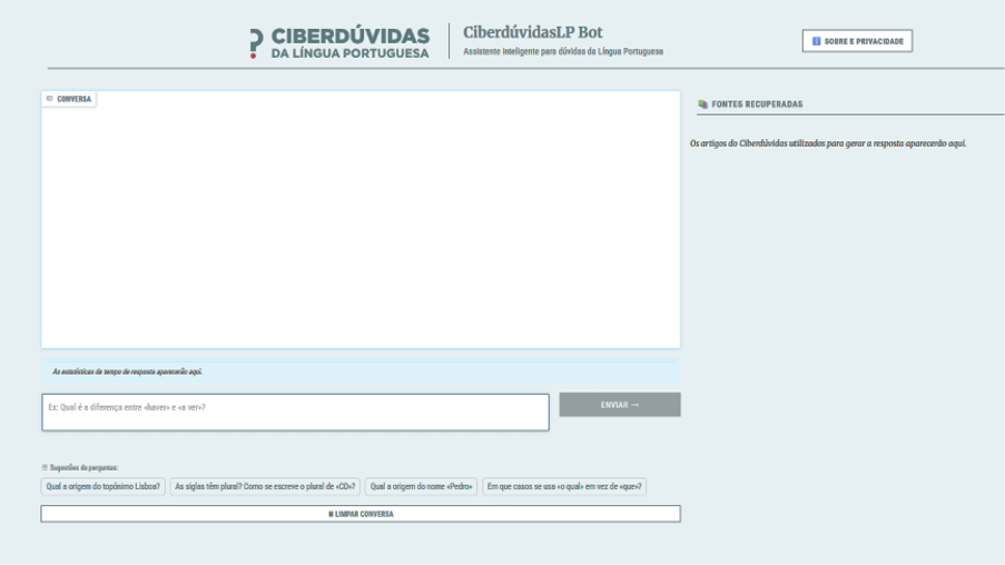 Chatbot Ciberdúvidas