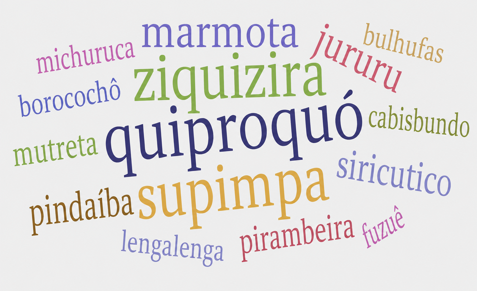 Palavras deliciosas que o Brasil enterrou (e precisam voltar já)