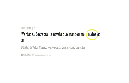"Nudes" são <i>nus</i>