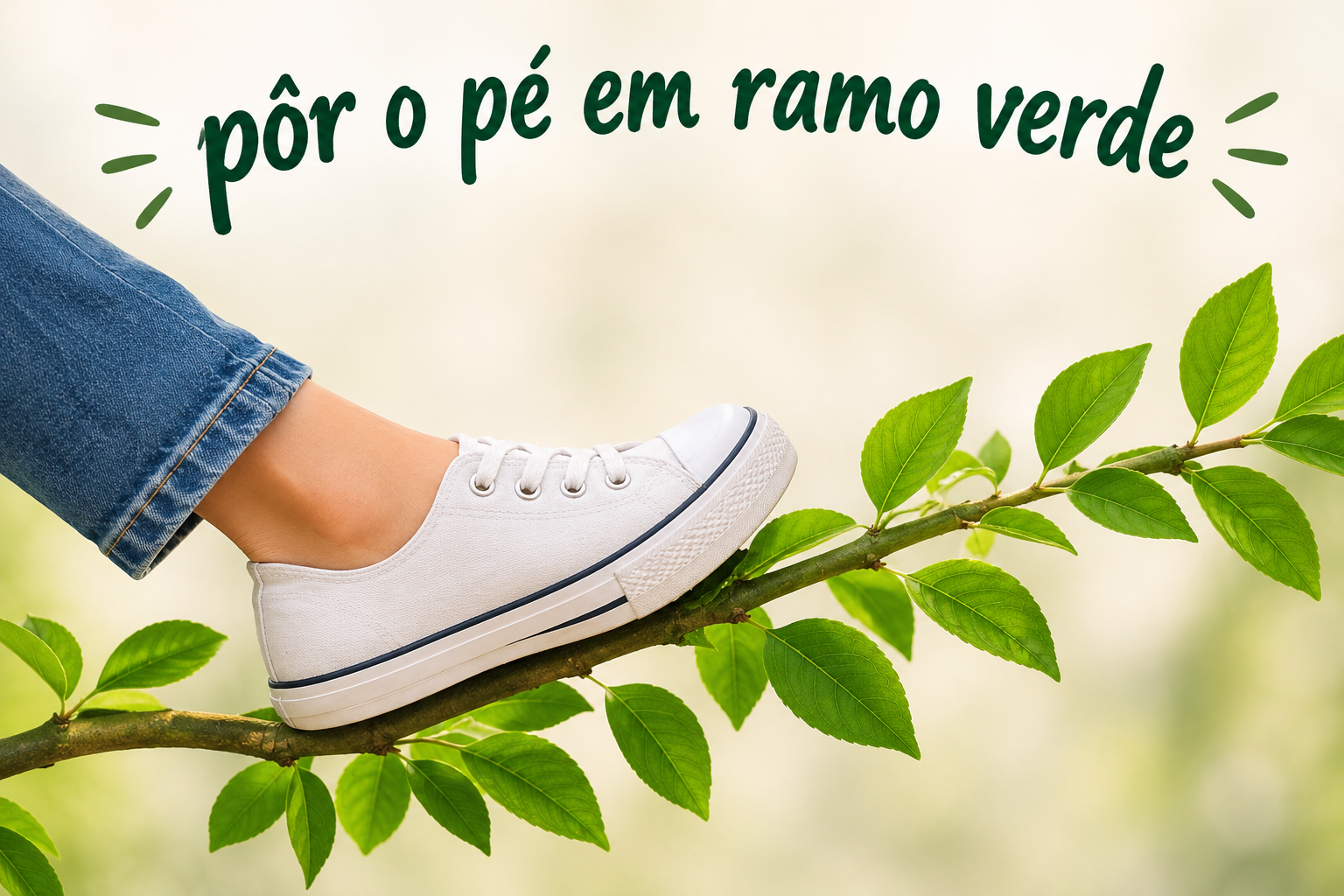 «Pôr o pé em ramo verde»